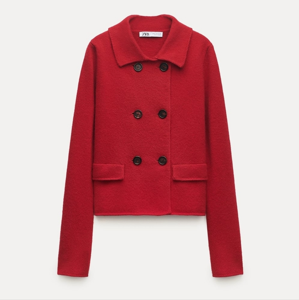 ZARA BRAND NEW 100% WOOL BLAZER Size small